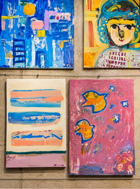 Handmade art from the North in the shop